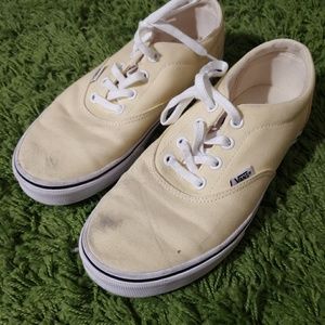 Pastel yellow vans